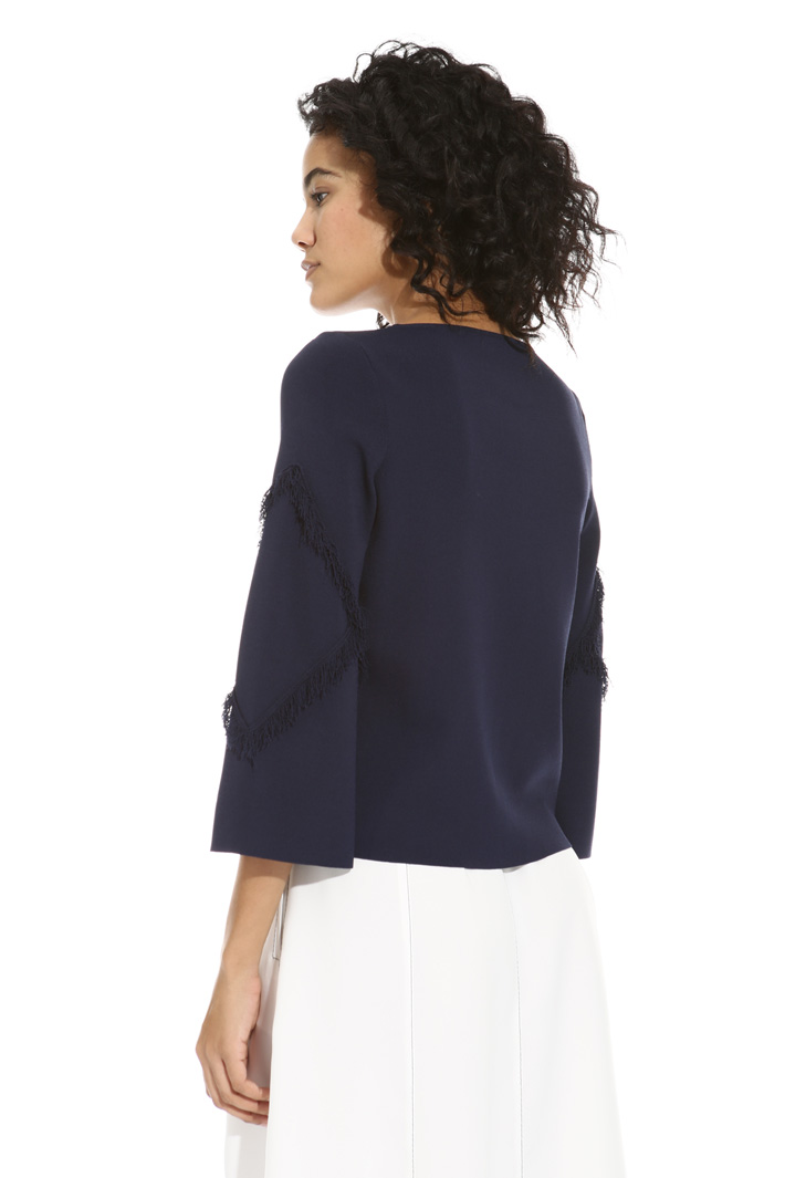 Maglia in viscosa con frange Fashion Market Maglia in viscosa con frange Fashion Market
