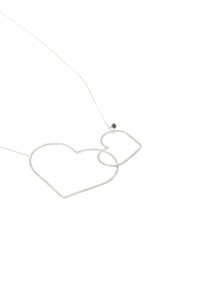 Collana silver con cuori Fashion Market Collana silver con cuori Fashion Market