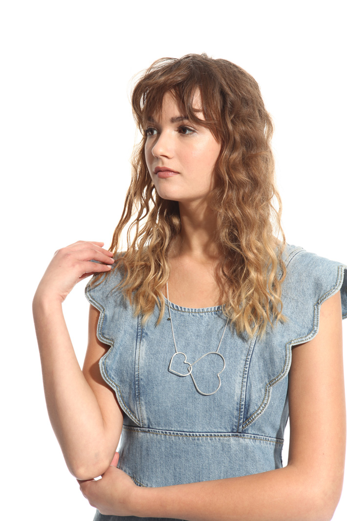 Collana silver con cuori Fashion Market Collana silver con cuori Fashion Market
