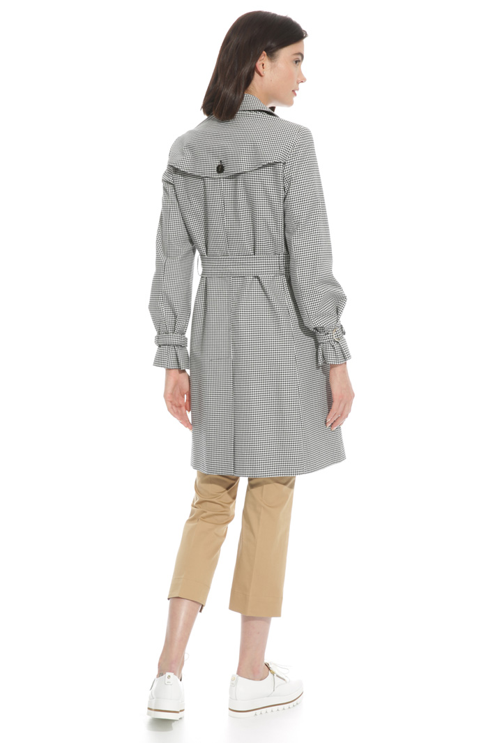 Trench in tessuto vichy Fashion Market Trench in tessuto vichy Fashion Market