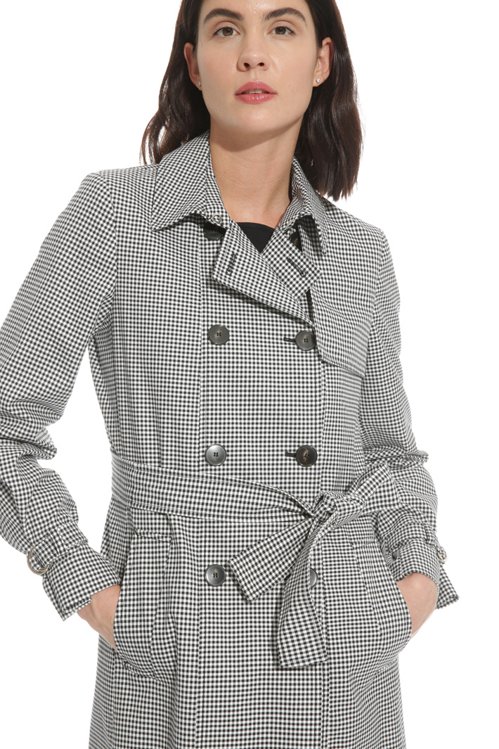 Trench in tessuto vichy Fashion Market Trench in tessuto vichy Fashion Market