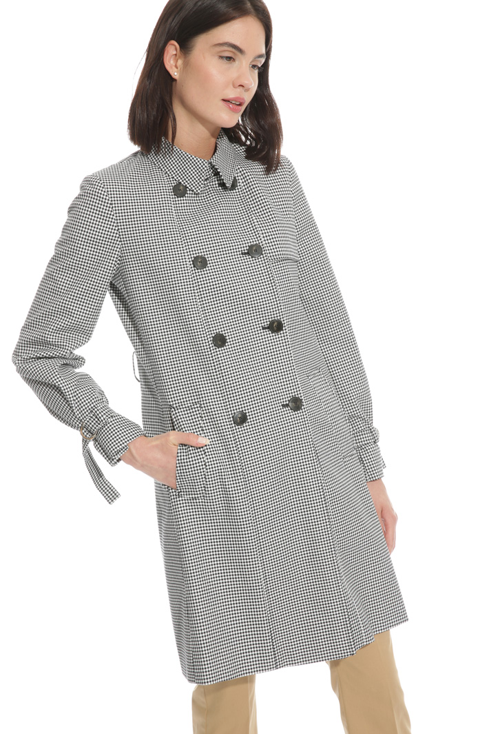 Trench in tessuto vichy Fashion Market Trench in tessuto vichy Fashion Market