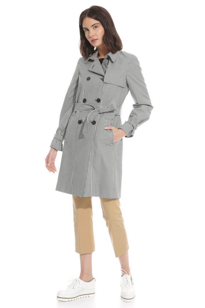 Trench in tessuto vichy Fashion Market Trench in tessuto vichy Fashion Market