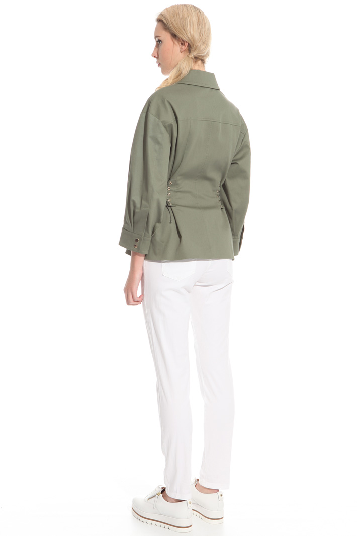 Giacca in drill con stringhe Fashion Market Giacca in drill con stringhe Fashion Market