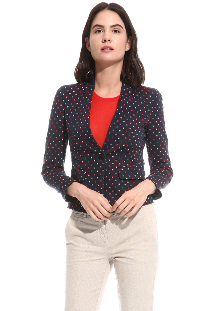 Blazer in jersey jacquard Fashion Market Blazer in jersey jacquard Fashion Market