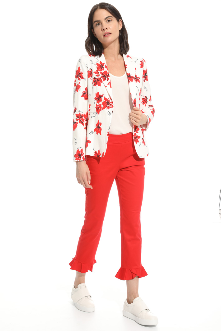 Blazer in faille stampata Fashion Market Blazer in faille stampata Fashion Market