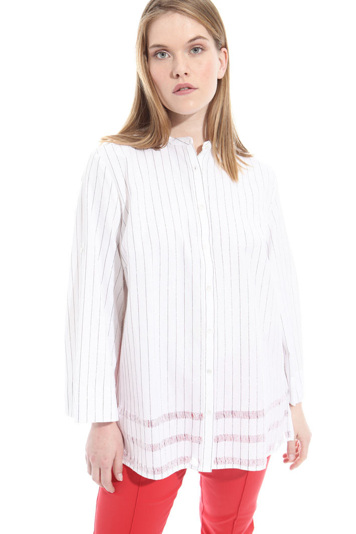 Camicia in cotone e lino Fashion Market Camicia in cotone e lino Fashion Market