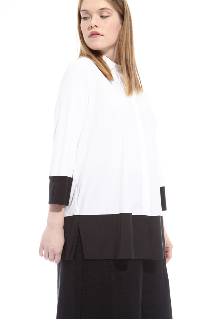 Camicia in popeline di cotone Fashion Market Camicia in popeline di cotone Fashion Market