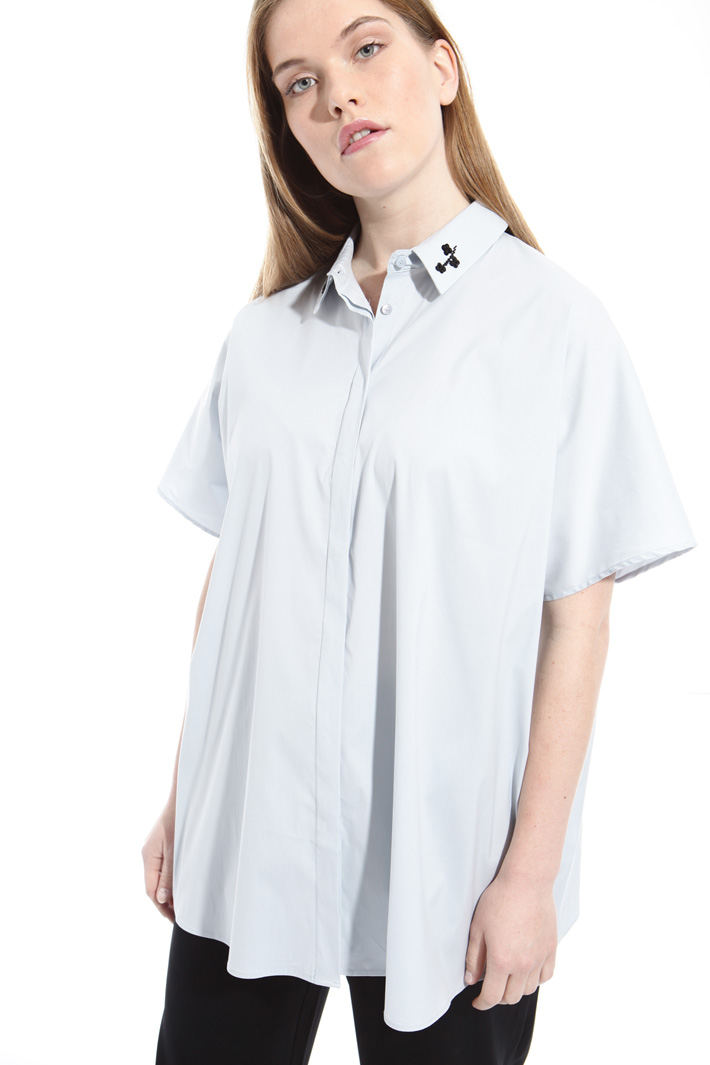 Camicia con ricamo bijoux Fashion Market Camicia con ricamo bijoux Fashion Market