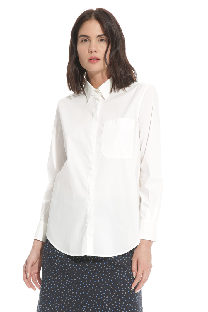 Camicia in popeline a crepe Fashion Market Camicia in popeline a crepe Fashion Market