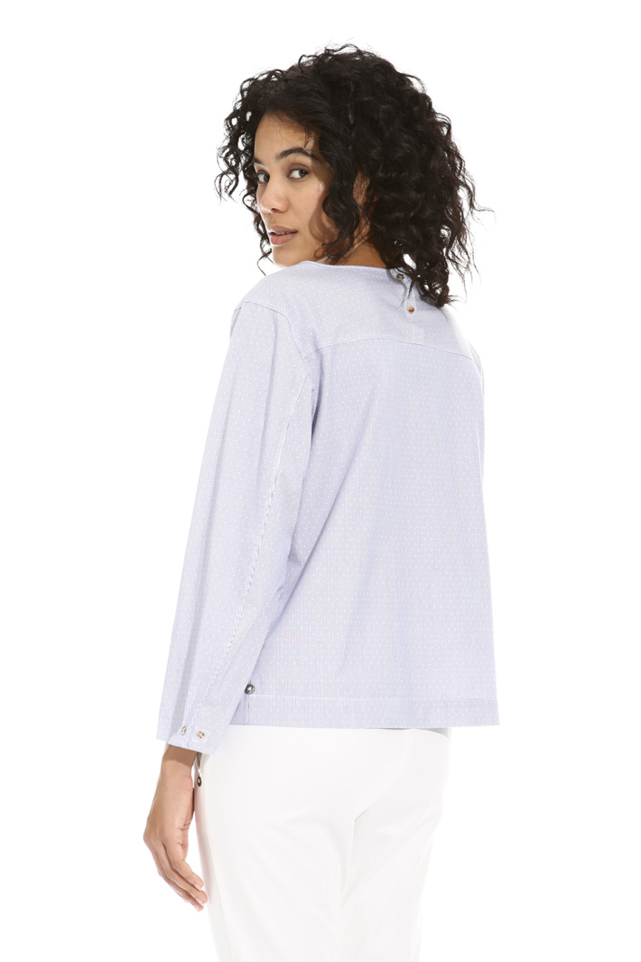 Blusa in bastonetto di cotone Fashion Market Blusa in bastonetto di cotone Fashion Market