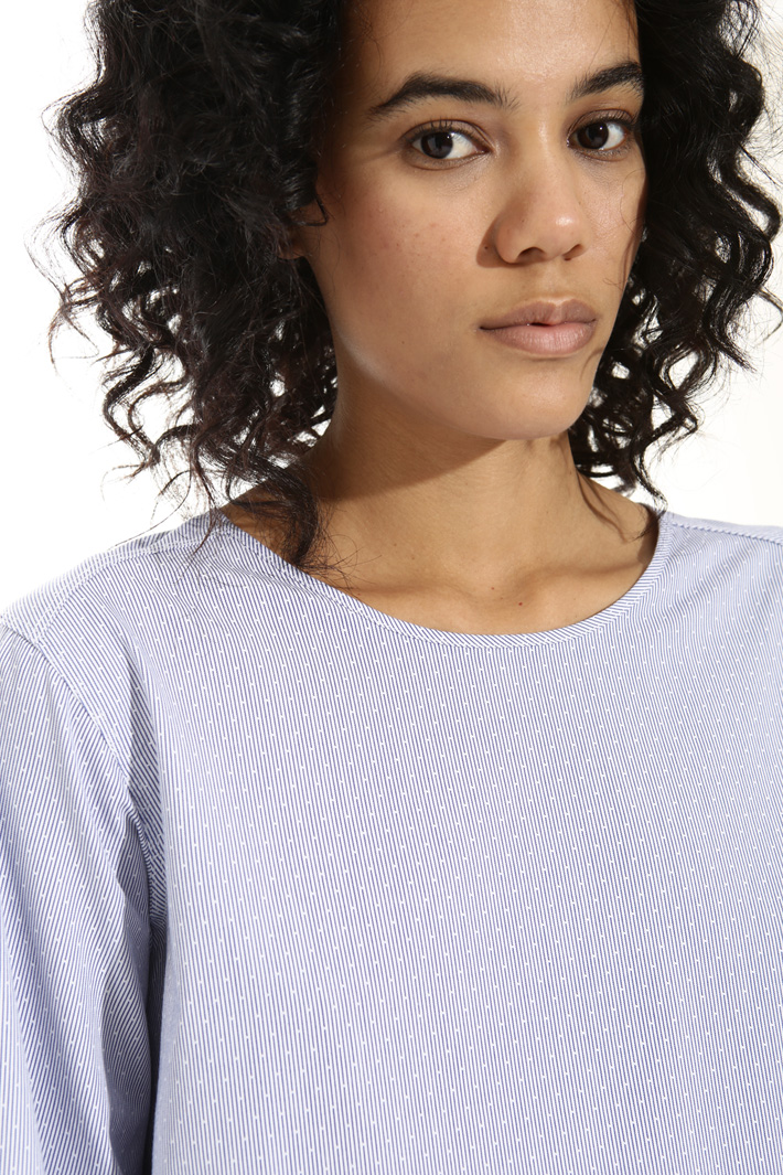 Blusa in bastonetto di cotone Fashion Market Blusa in bastonetto di cotone Fashion Market