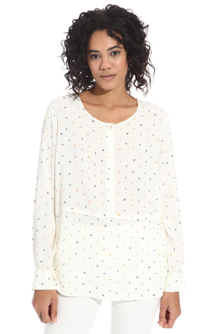 Blusa in fluido di viscosa Fashion Market Blusa in fluido di viscosa Fashion Market