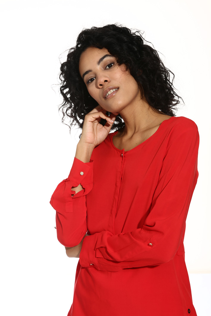 Blusa in fluido di viscosa Fashion Market Blusa in fluido di viscosa Fashion Market