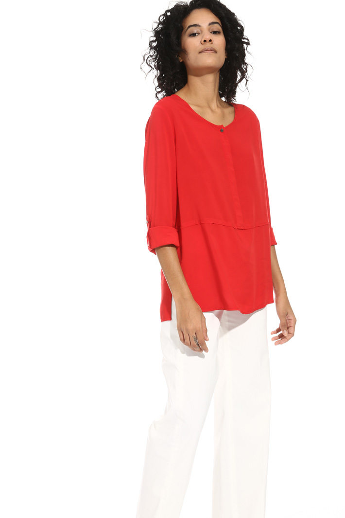 Blusa in fluido di viscosa Fashion Market Blusa in fluido di viscosa Fashion Market