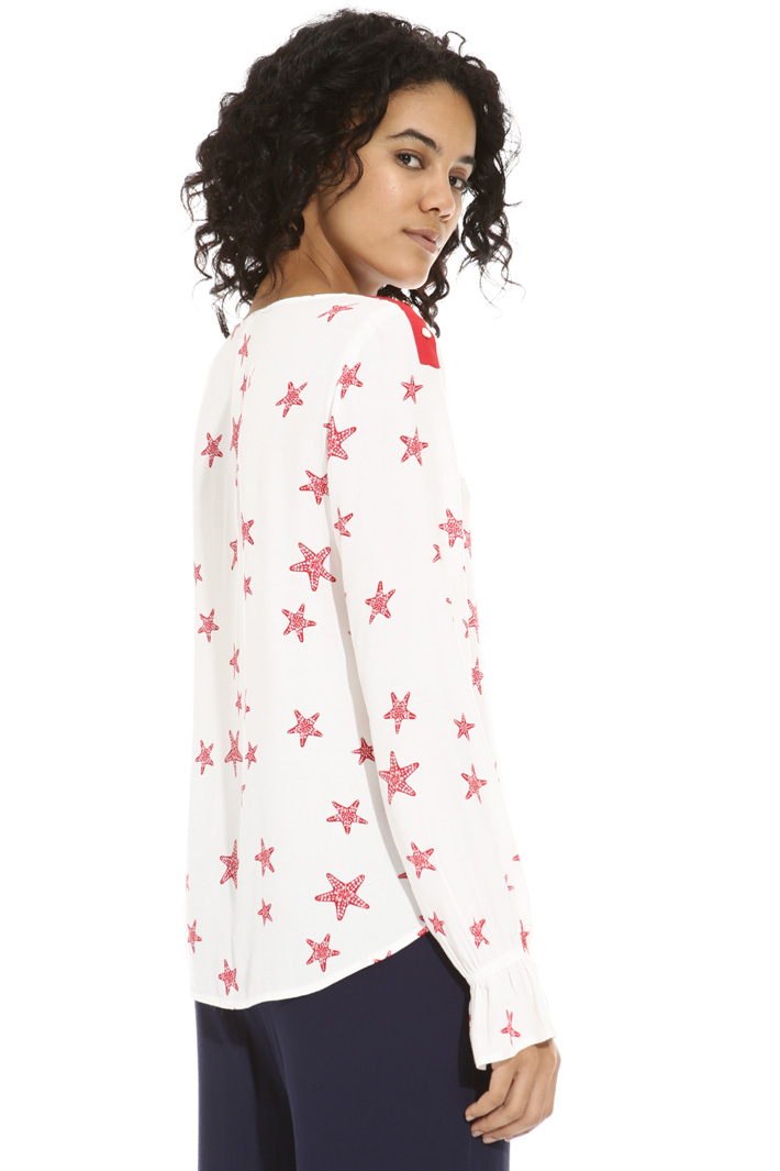 Blusa in fluido crepe Fashion Market Blusa in fluido crepe Fashion Market