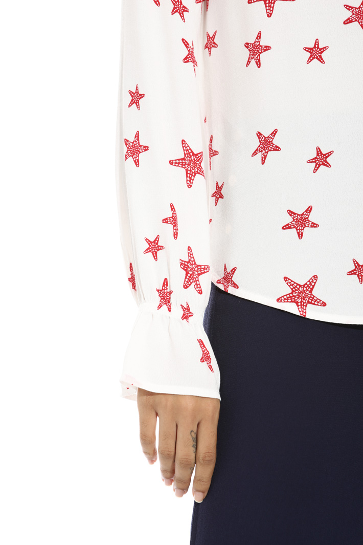 Blusa in fluido crepe Fashion Market Blusa in fluido crepe Fashion Market