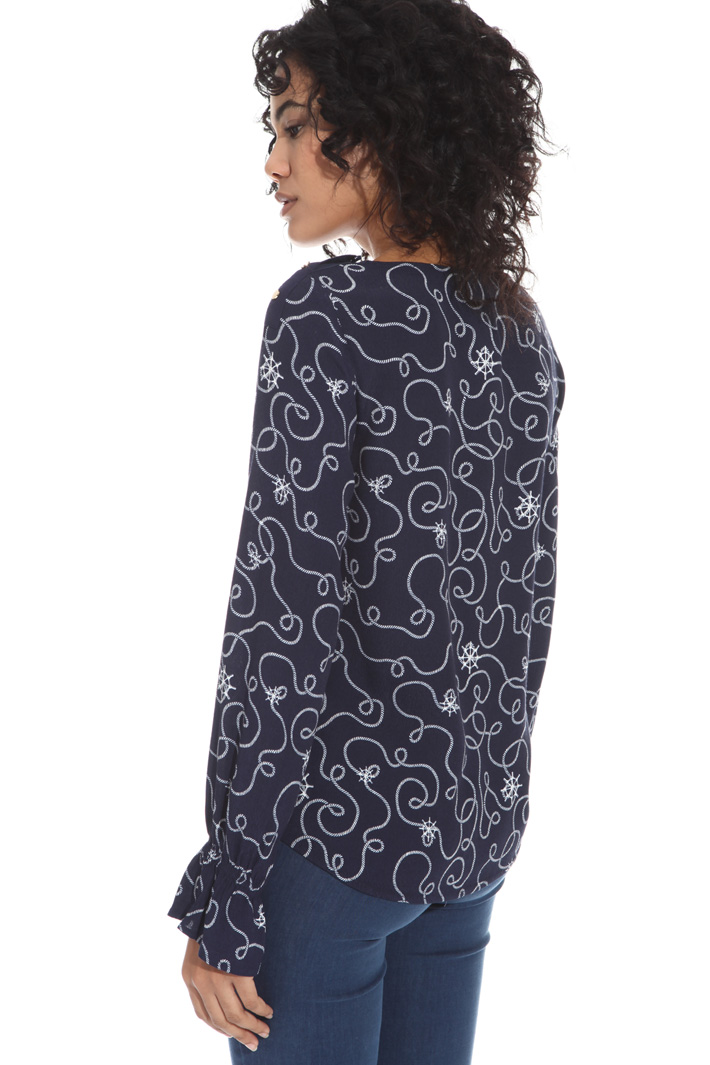 Blusa in fluido crepe Fashion Market Blusa in fluido crepe Fashion Market