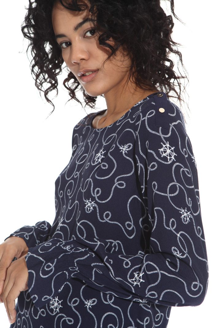 Blusa in fluido crepe Fashion Market Blusa in fluido crepe Fashion Market