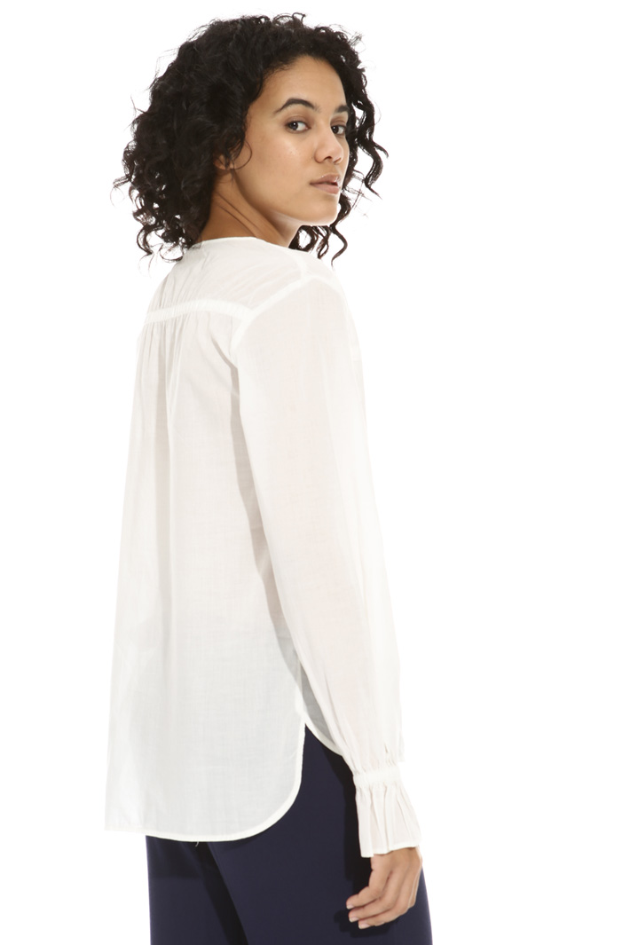 Blusa in voile di cotone Fashion Market Blusa in voile di cotone Fashion Market