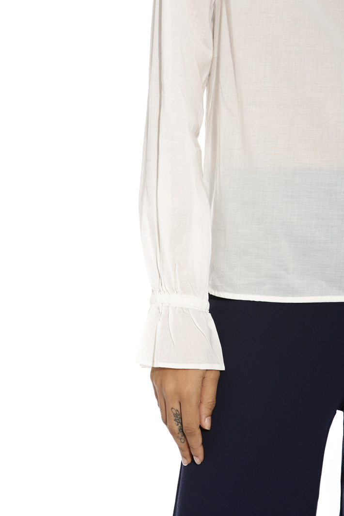 Blusa in voile di cotone Fashion Market Blusa in voile di cotone Fashion Market