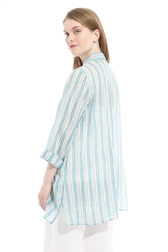 Camicia in lino stampato Fashion Market Camicia in lino stampato Fashion Market
