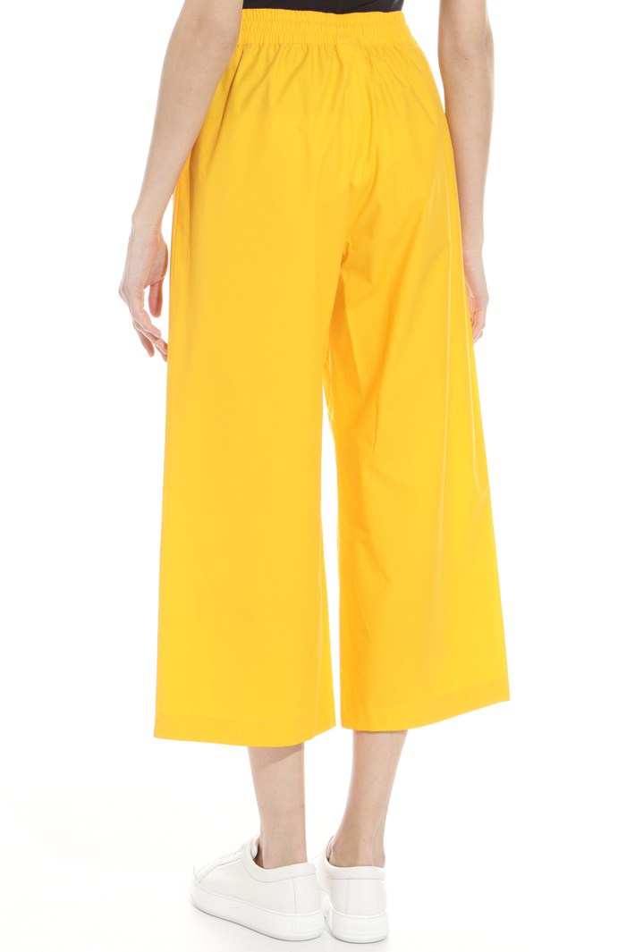 Pantalone cropped in popeline Fashion Market Pantalone cropped in popeline Fashion Market