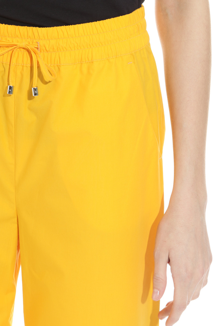 Pantalone cropped in popeline Fashion Market Pantalone cropped in popeline Fashion Market