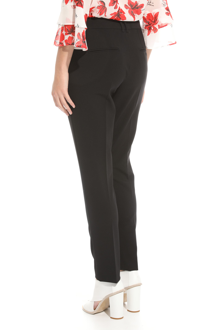 Pantalone in twill compatto Fashion Market Pantalone in twill compatto Fashion Market