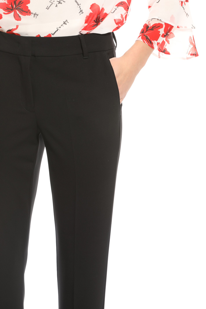 Pantalone in twill compatto Fashion Market Pantalone in twill compatto Fashion Market