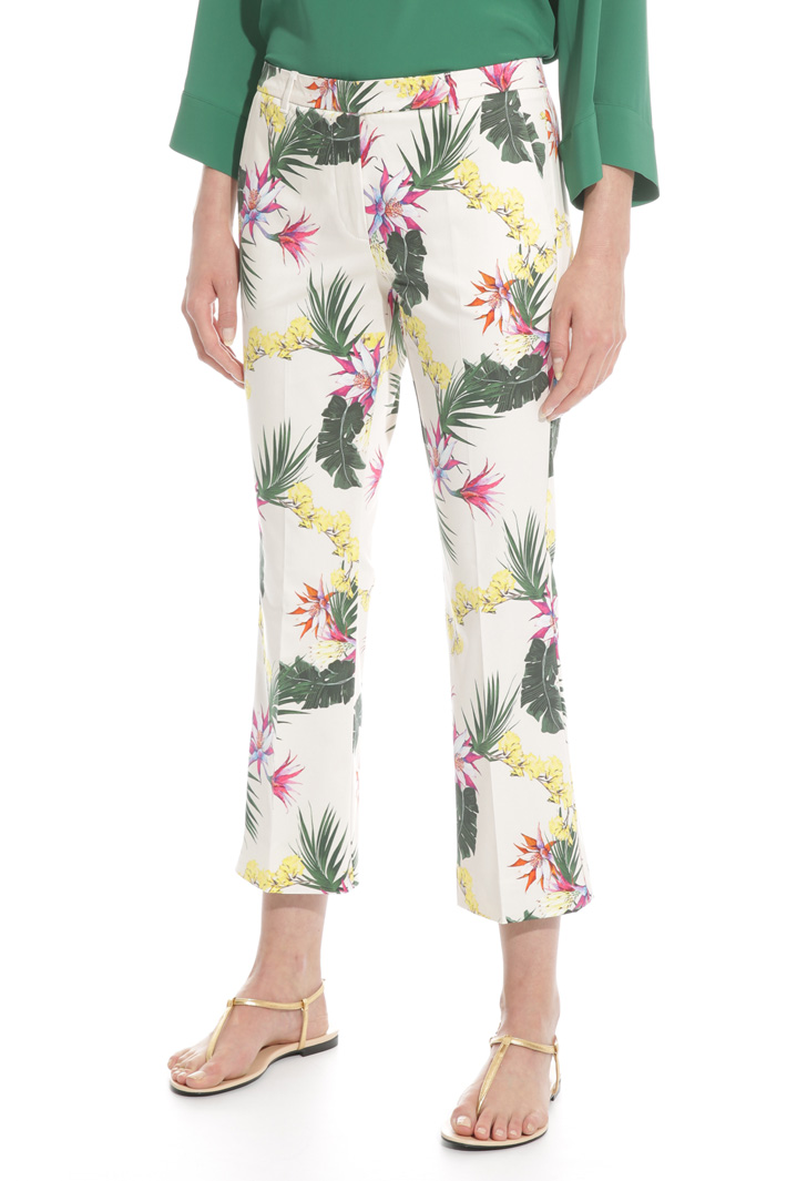 Pantalone in cotone stampato Fashion Market Pantalone in cotone stampato Fashion Market