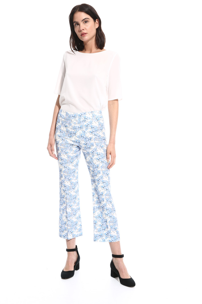 Pantalone in faille stretch Fashion Market Pantalone in faille stretch Fashion Market