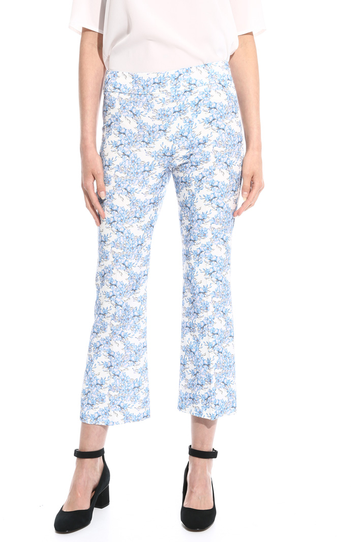 Pantalone in faille stretch Fashion Market Pantalone in faille stretch Fashion Market