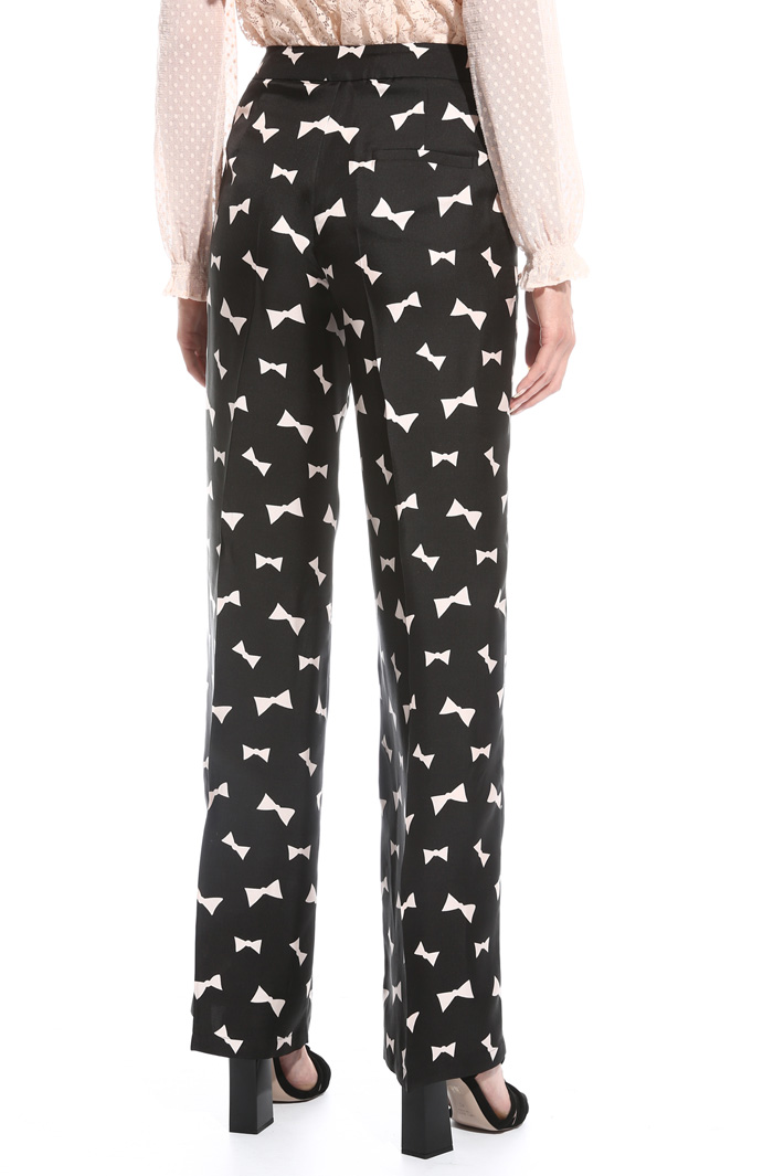Pantalone in twill di seta Fashion Market Pantalone in twill di seta Fashion Market