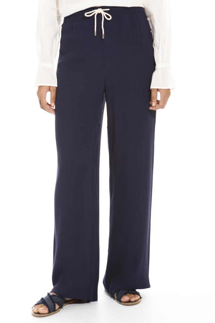 Pantalone in fluido crepe Fashion Market Pantalone in fluido crepe Fashion Market