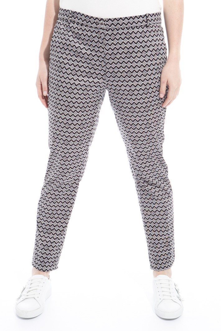 Pantalone in raso di cotone Fashion Market Pantalone in raso di cotone Fashion Market