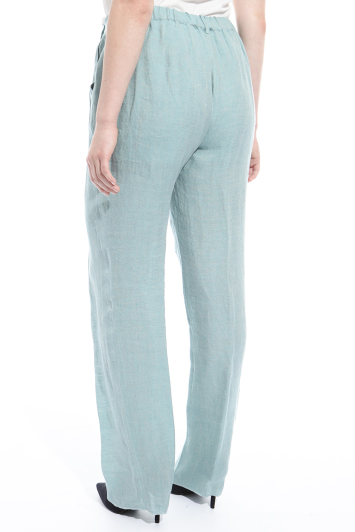 Pantalone in puro lino Fashion Market Pantalone in puro lino Fashion Market