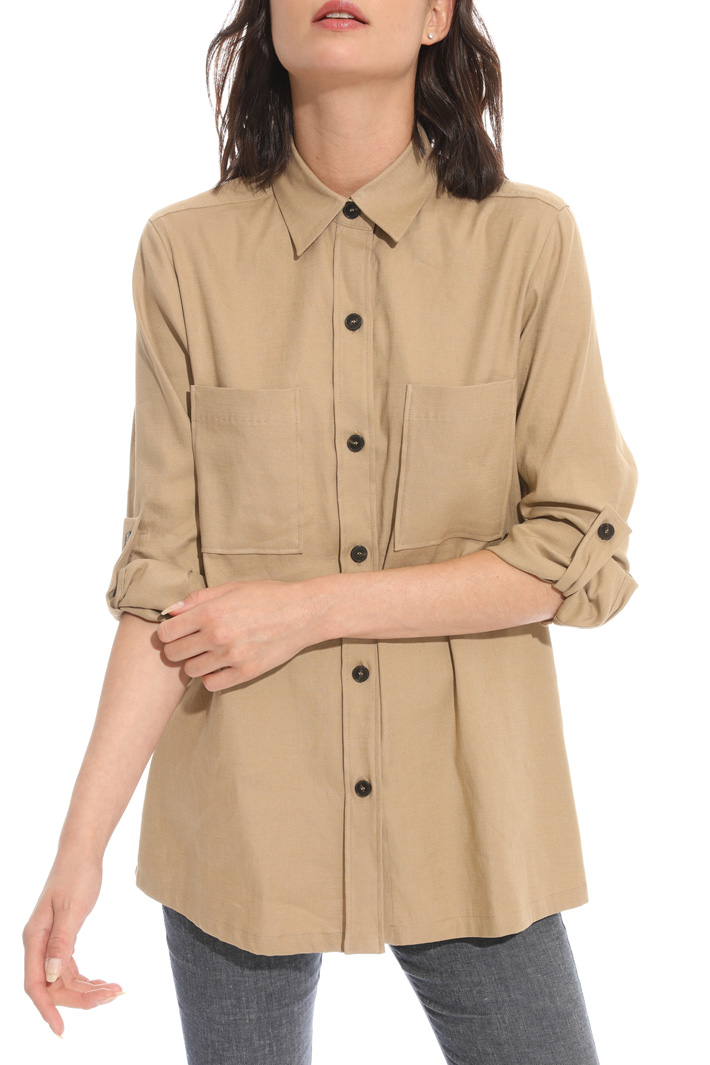 Camicia in stuoia stretch Fashion Market Camicia in stuoia stretch Fashion Market