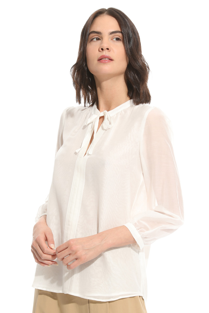 Blusa in voile cotone e seta Fashion Market Blusa in voile cotone e seta Fashion Market