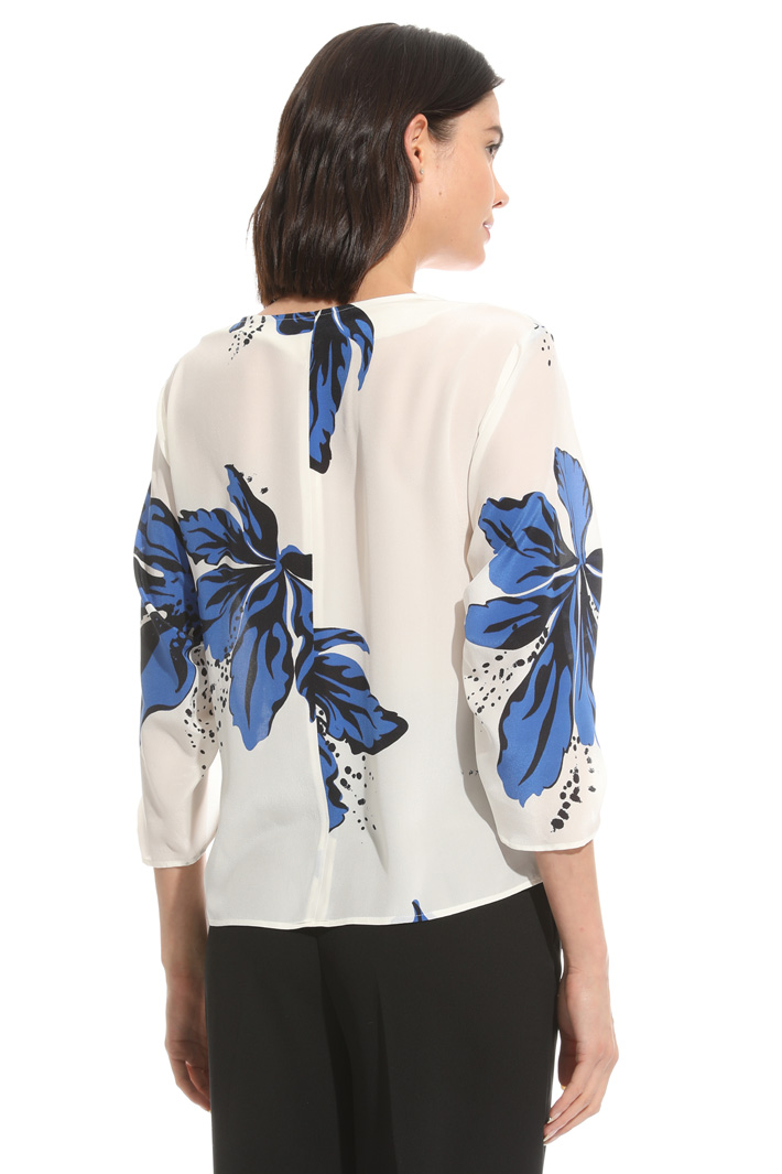 Blusa in crepe stampata Fashion Market Blusa in crepe stampata Fashion Market