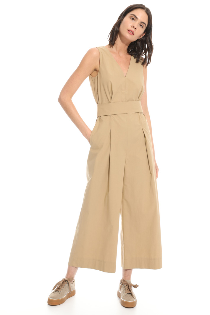 Tuta cropped in popeline Fashion Market Tuta cropped in popeline Fashion Market