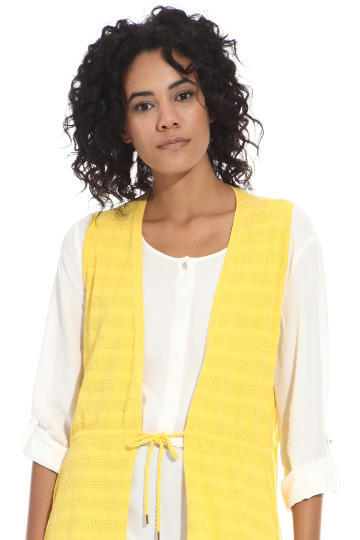 Gilet in cotone punto stuoia Fashion Market Gilet in cotone punto stuoia Fashion Market