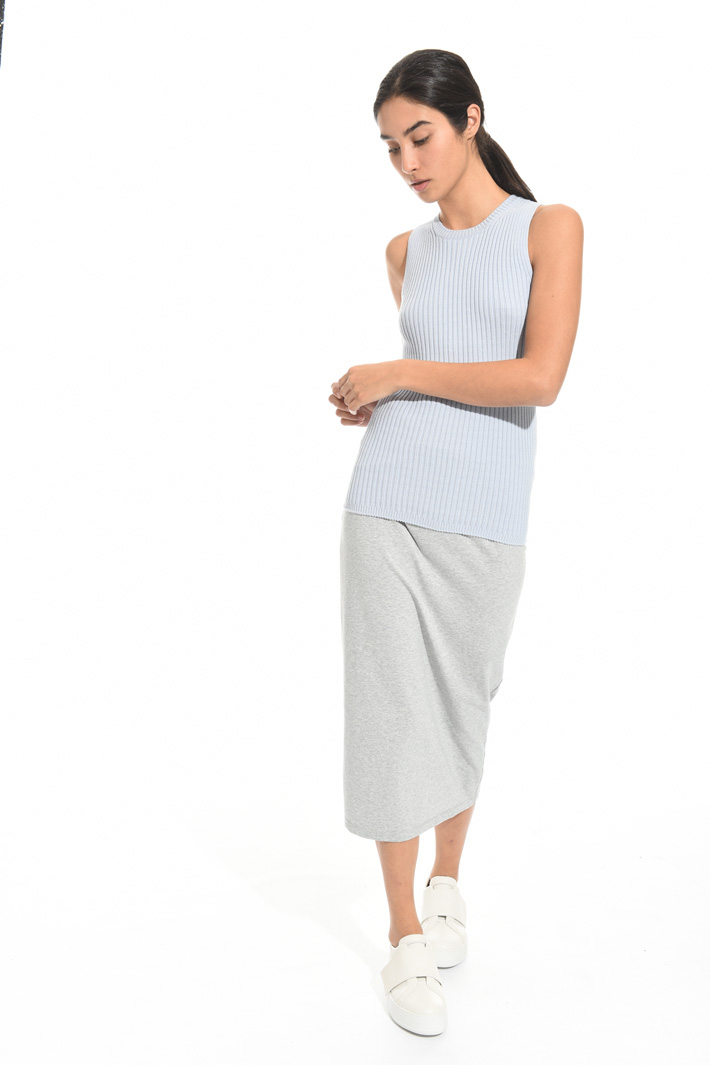 Top a coste in cotone Fashion Market Top a coste in cotone Fashion Market