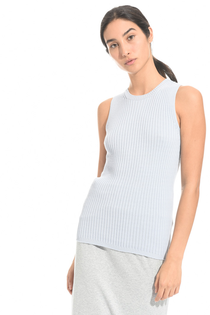 Top a coste in cotone Fashion Market Top a coste in cotone Fashion Market