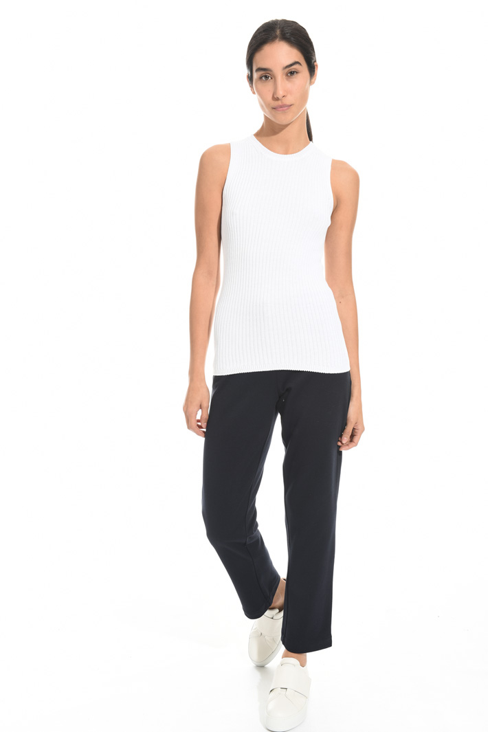 Top a coste in cotone Fashion Market Top a coste in cotone Fashion Market