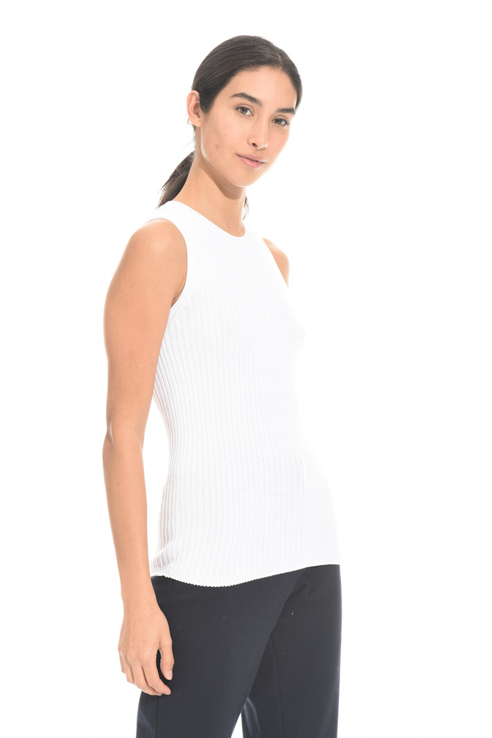 Top a coste in cotone Fashion Market Top a coste in cotone Fashion Market