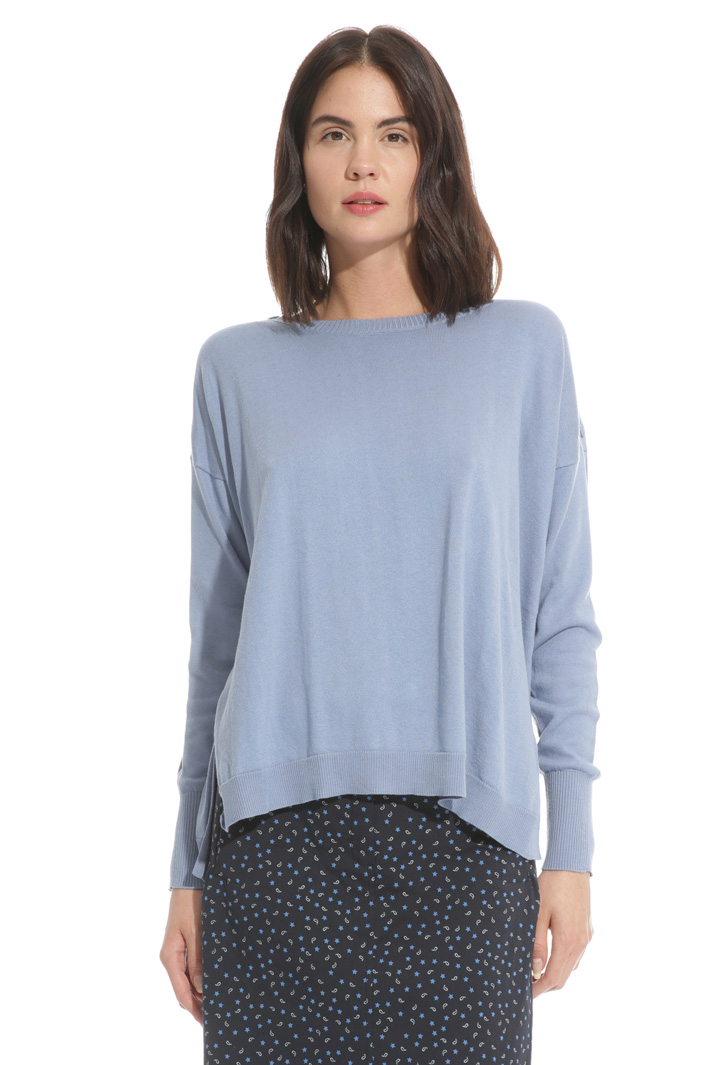 Maglia in cotone e seta Fashion Market Maglia in cotone e seta Fashion Market