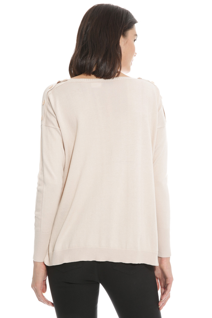 Maglia in cotone e seta Fashion Market Maglia in cotone e seta Fashion Market