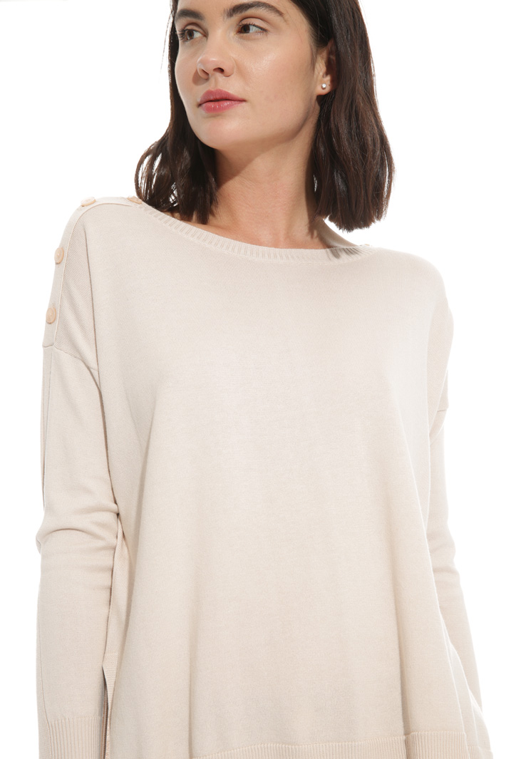 Maglia in cotone e seta Fashion Market Maglia in cotone e seta Fashion Market