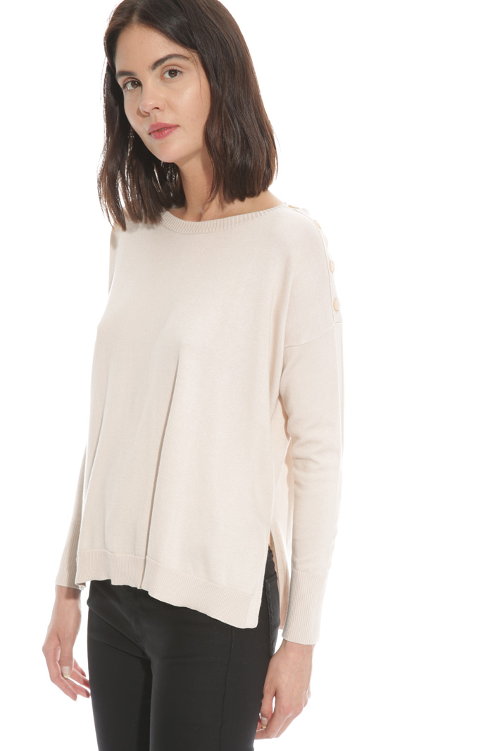 Maglia in cotone e seta Fashion Market Maglia in cotone e seta Fashion Market